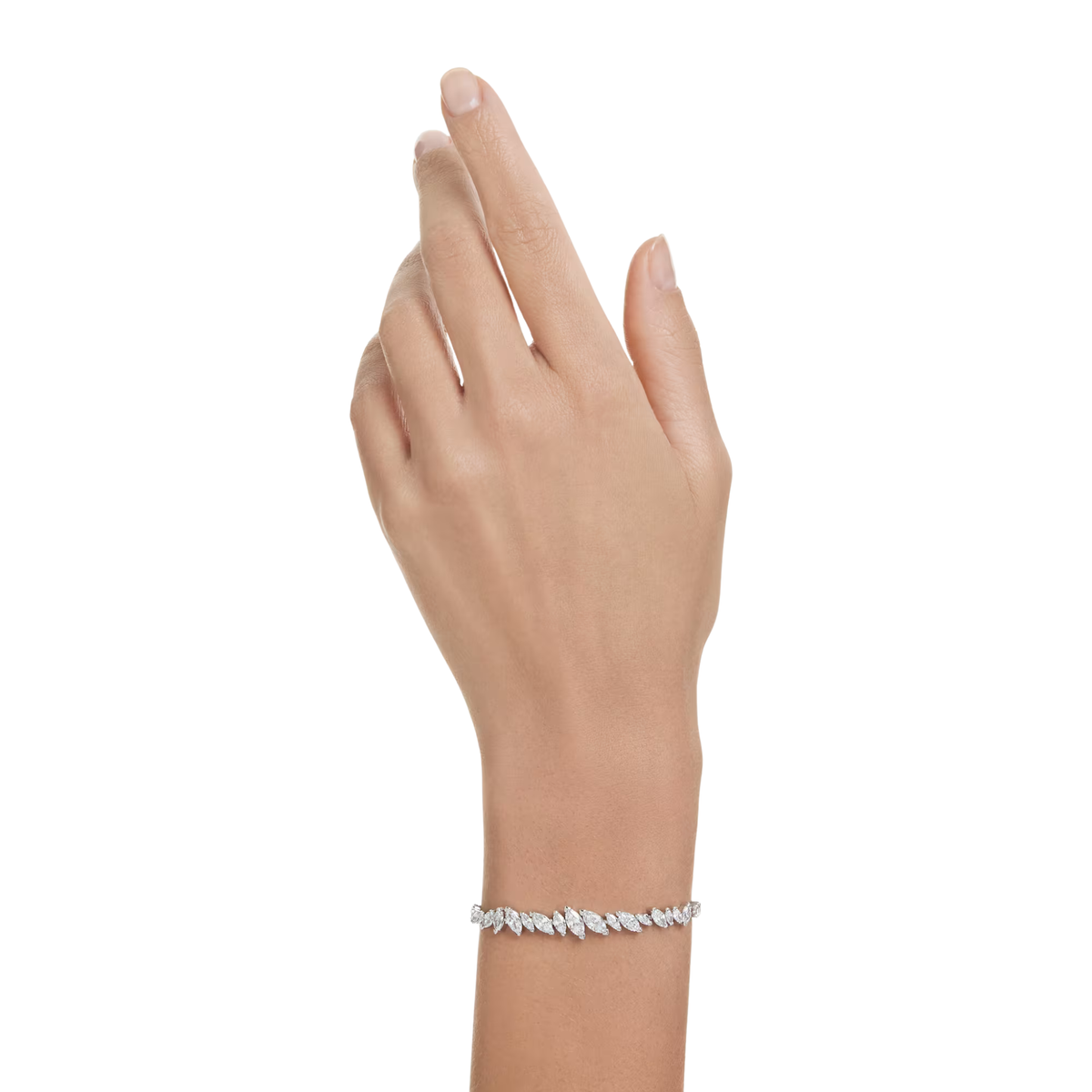 Mesmera Armband Marquise-Schliff weiß