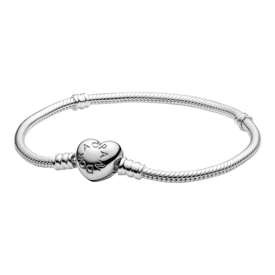 Armband Silber mit Herzverschluss