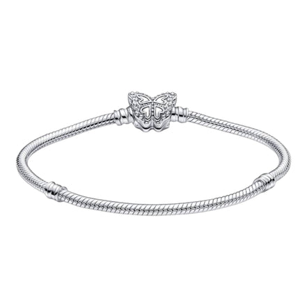 MOMENTS Armband Schmetterling Silber