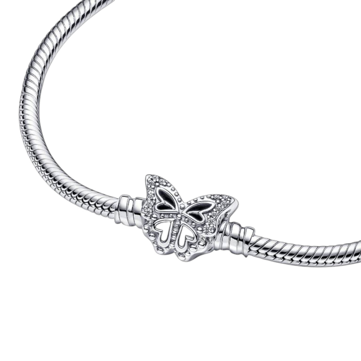 MOMENTS Armband Schmetterling Silber