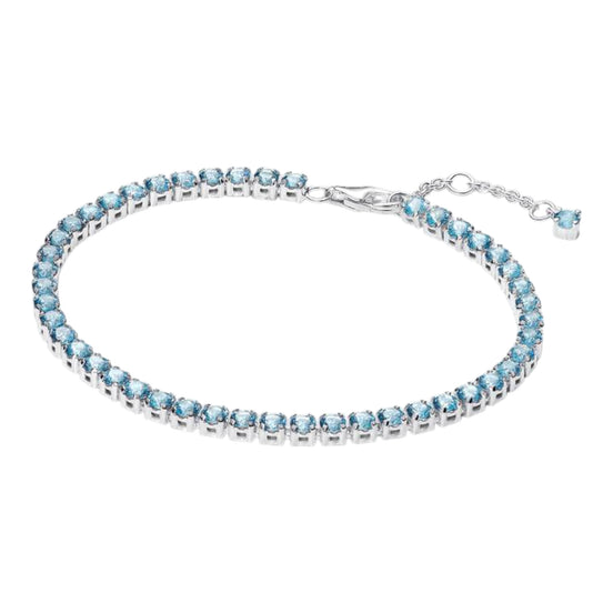 TIMELESS Tennisarmband hellblau
