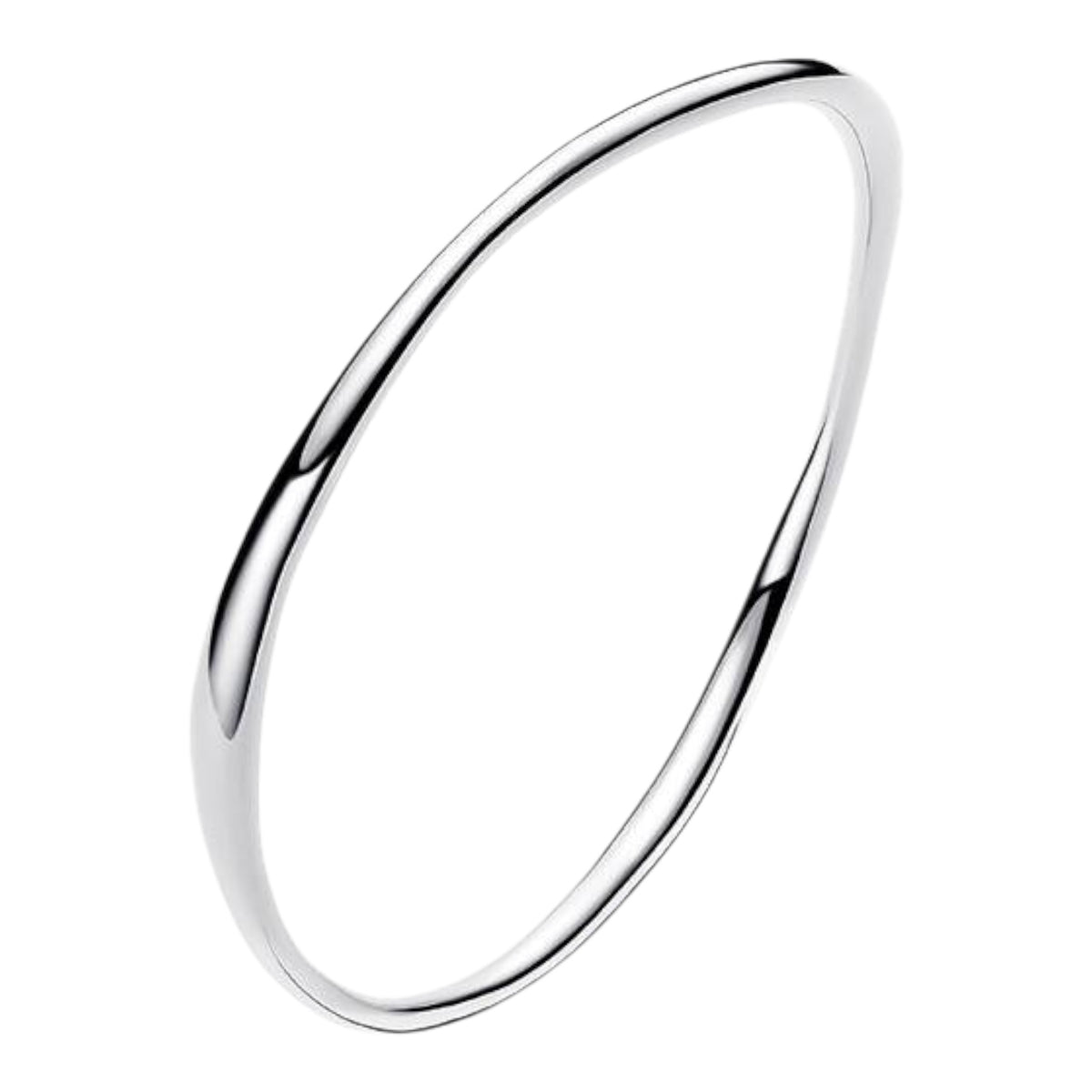 ESSENCE Armreif organisch Silber