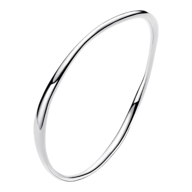 ESSENCE Armreif organisch Silber