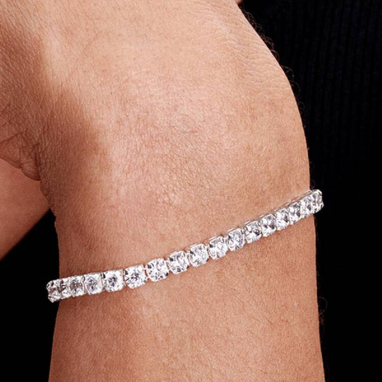 TIMELESS Tennisarmband Silber Zirkonia