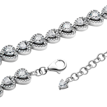 Strahlenkranz Herzen Armband