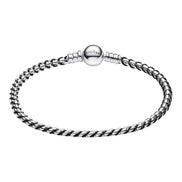 MOMENTS Armband mit Kordel Schwarz