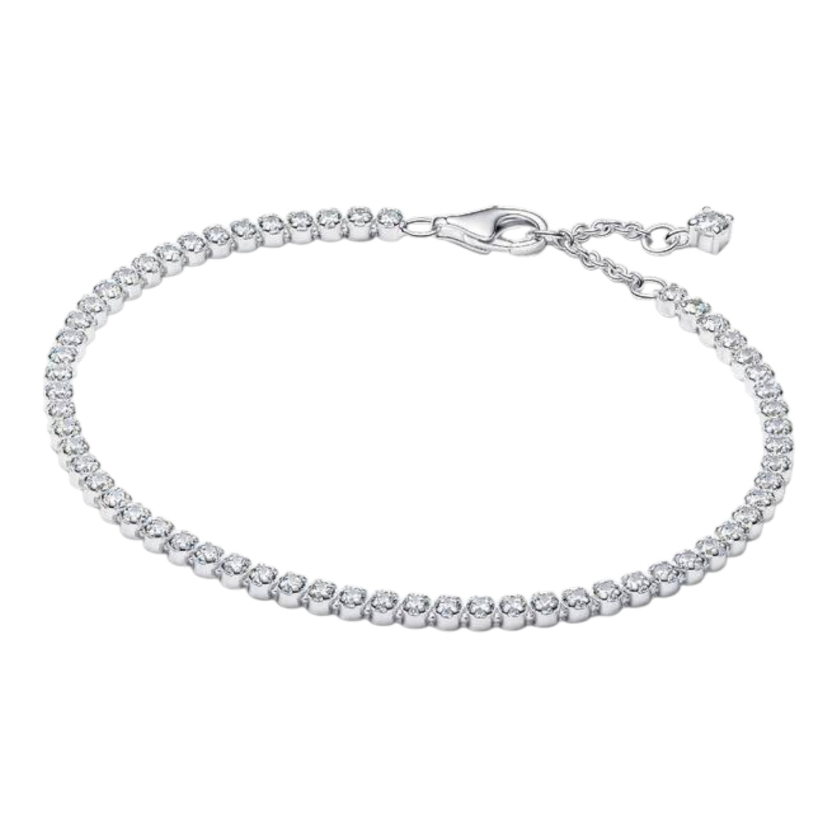 TIMELESS Tennisarmband silberfarben Zirkonia