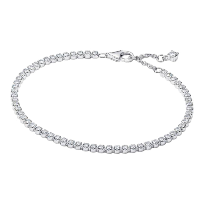 TIMELESS Tennisarmband silberfarben Zirkonia