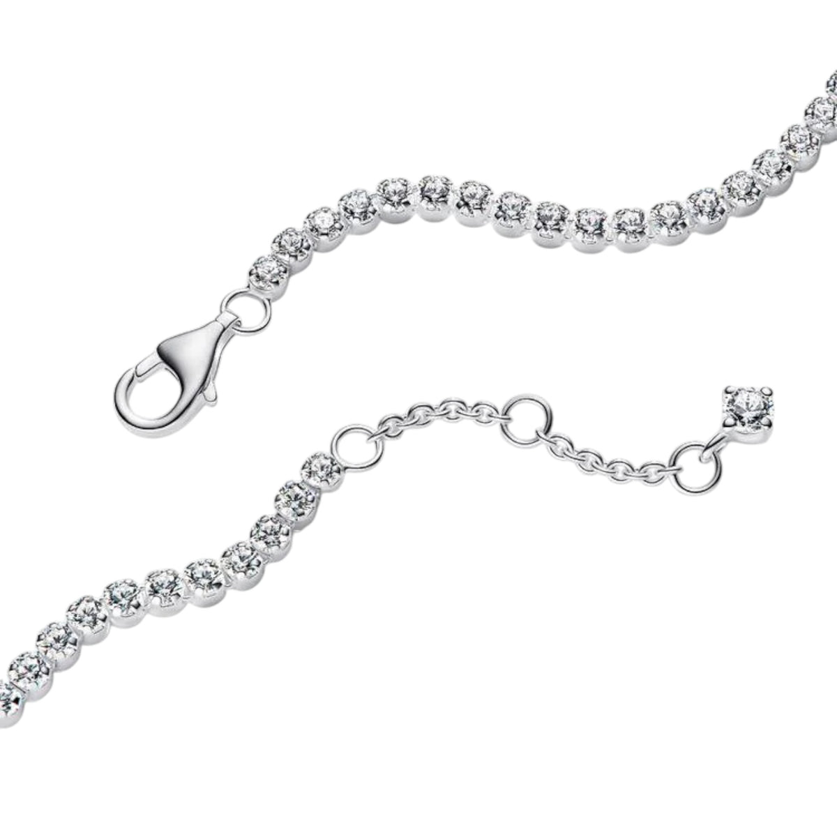 TIMELESS Tennisarmband silberfarben Zirkonia