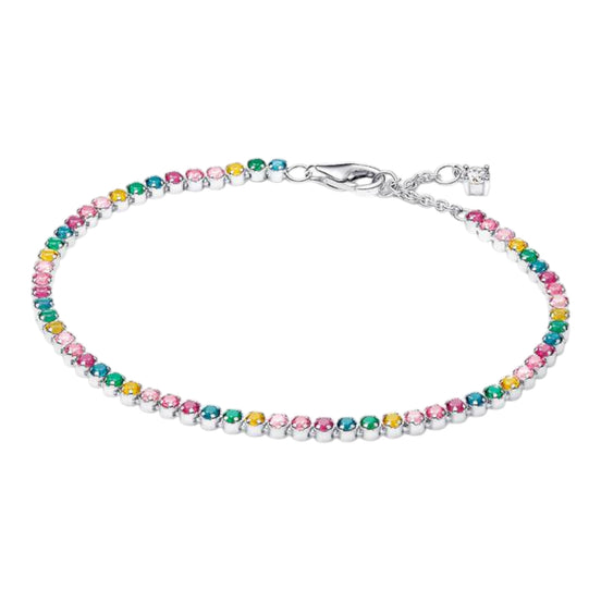 TIMELESS Tennis-Armband Regenbogen