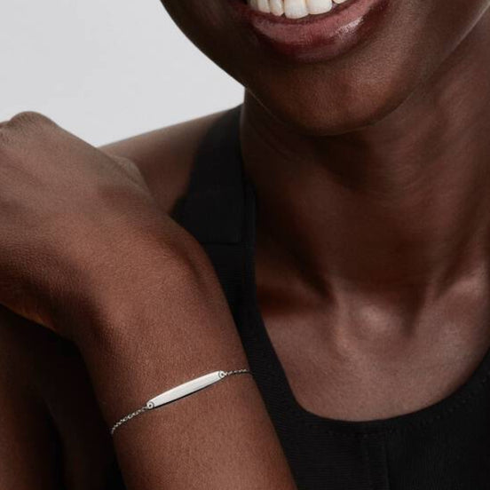 Moments Armband Gravurplatte Zirkonia
