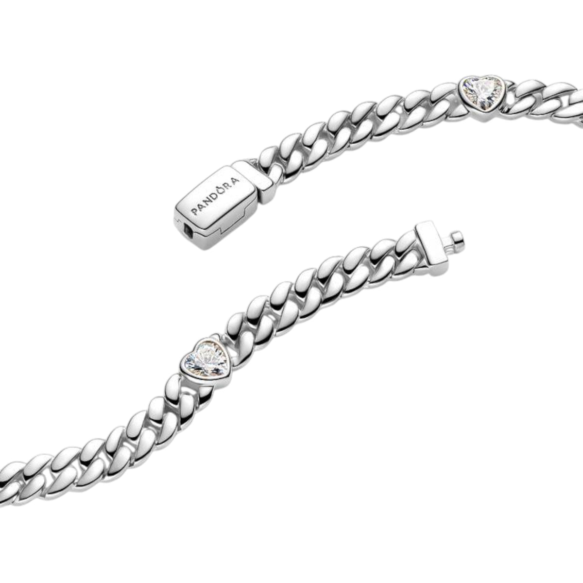 TIMELESS Armband Herzen silberfarben Zirkonia