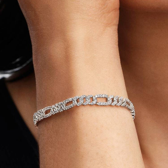 TIMELESS Armband silberfarben Zirkonia