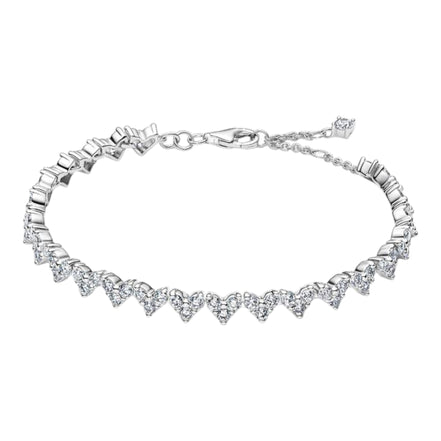 Armband Herzen silberfarben