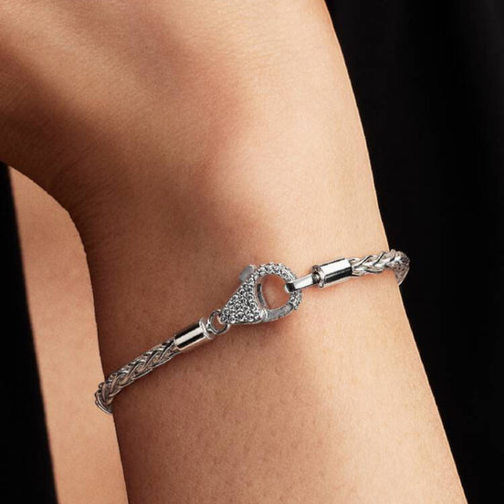 MOMENTS Armband Zirkonia silberfarben
