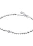 Silbernes Armband aus Kugeln mit Zirkonia