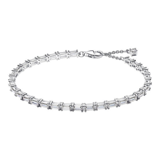 Silbernes Tennisarmband mit Zirkonia