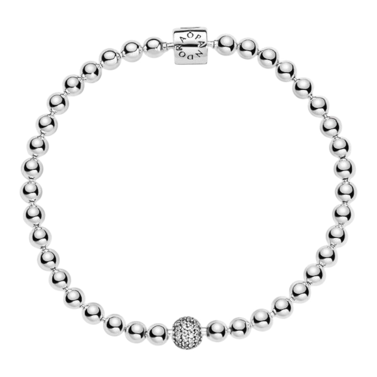 Armband Perlen Silber