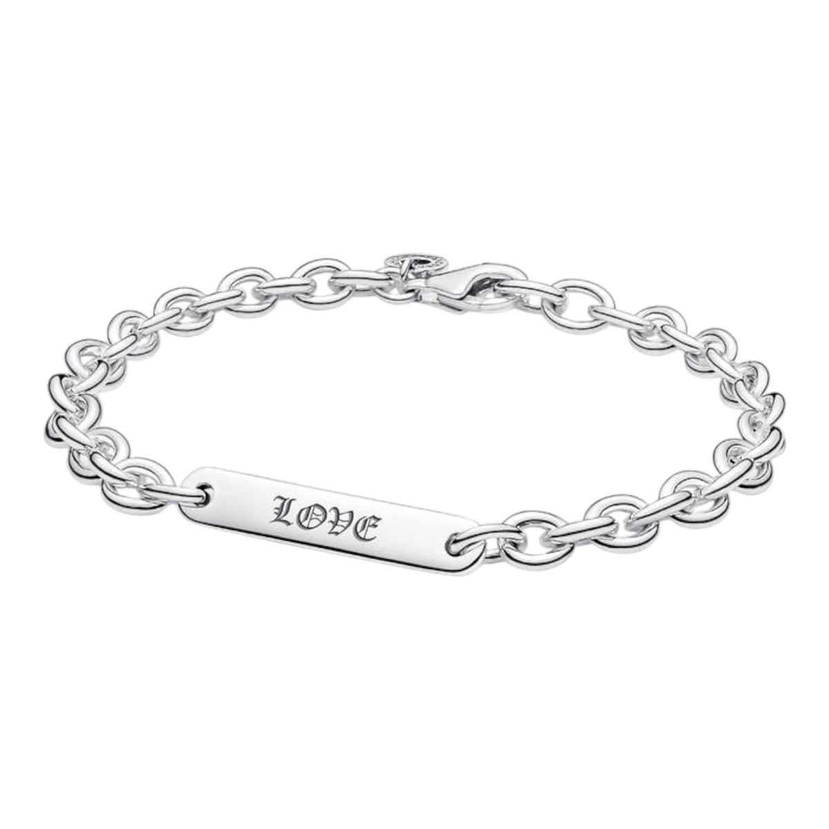 Armband Moments Gravurplatte silber