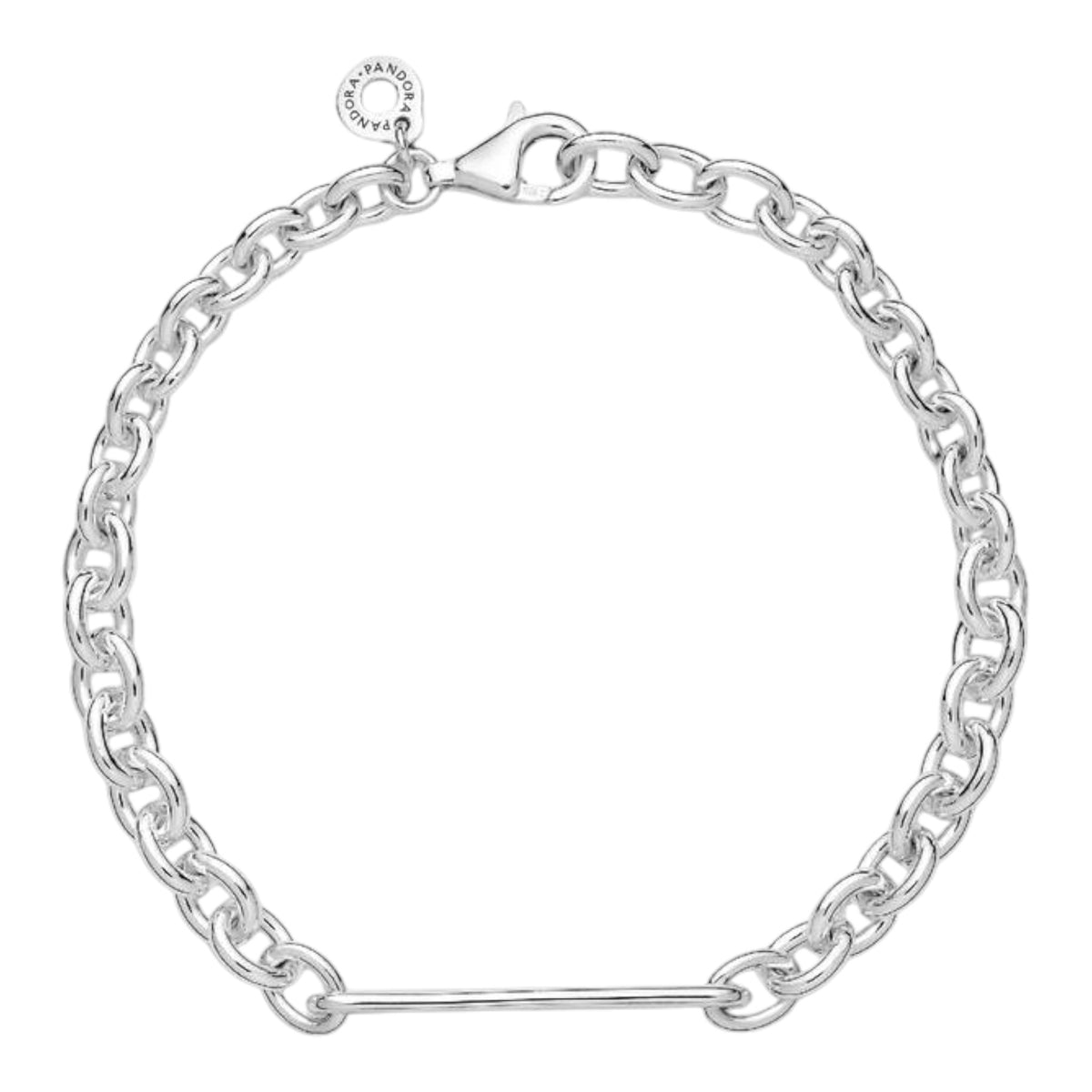 Armband Moments Gravurplatte silber