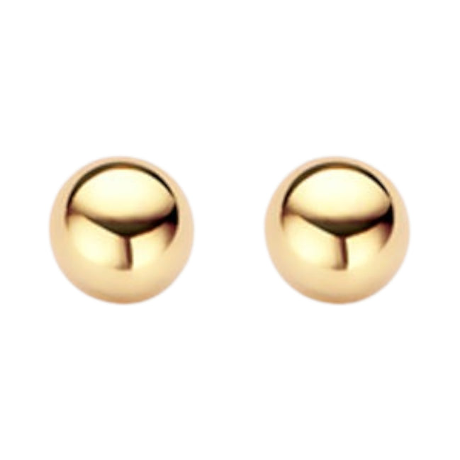 Kugel-Ohrstecker aus 585er Gold 3 mm