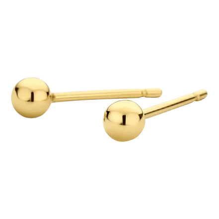 Kugel-Ohrstecker aus 585er Gold 3 mm