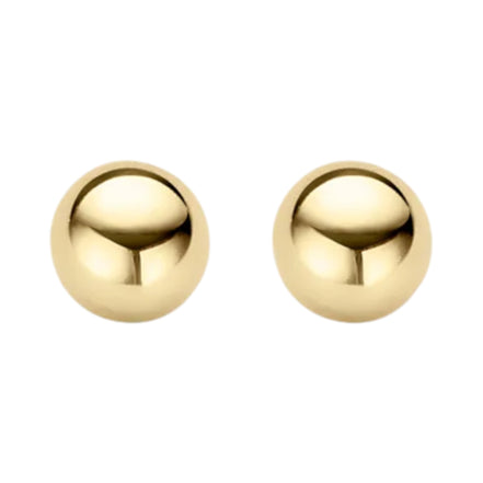 Kugel-Ohrstecker aus 585er Gold 4 mm