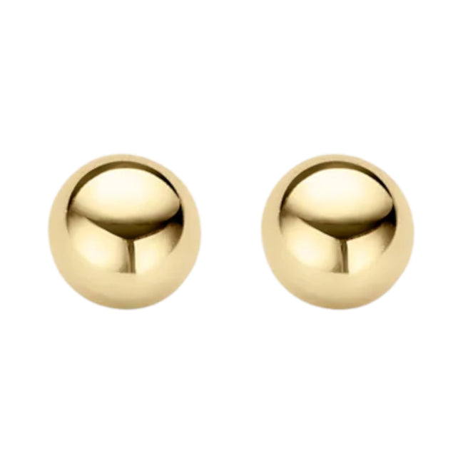 Kugel-Ohrstecker aus 585er Gold 4 mm