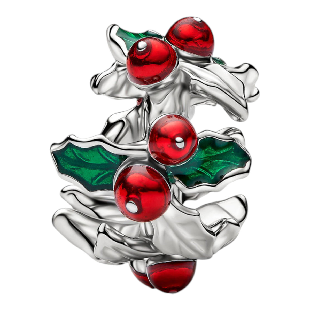 Charm Weihnachtsstechpalme Grün und Rot