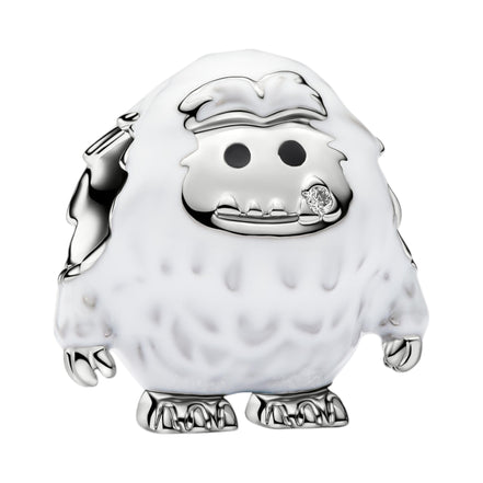 Weißer Schnee-Yeti Charm