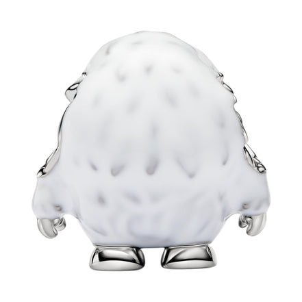 Weißer Schnee-Yeti Charm
