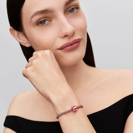 Rotes Pfefferminz Charm
