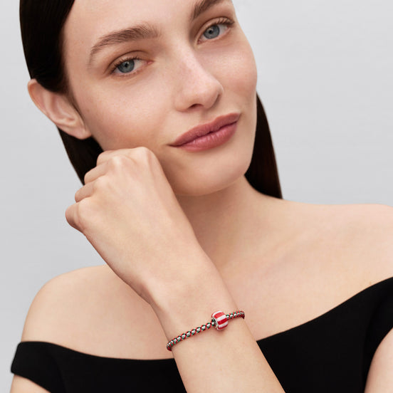 Rotes Pfefferminz Charm
