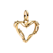 ME Charm Medaillon Herz aus Draht