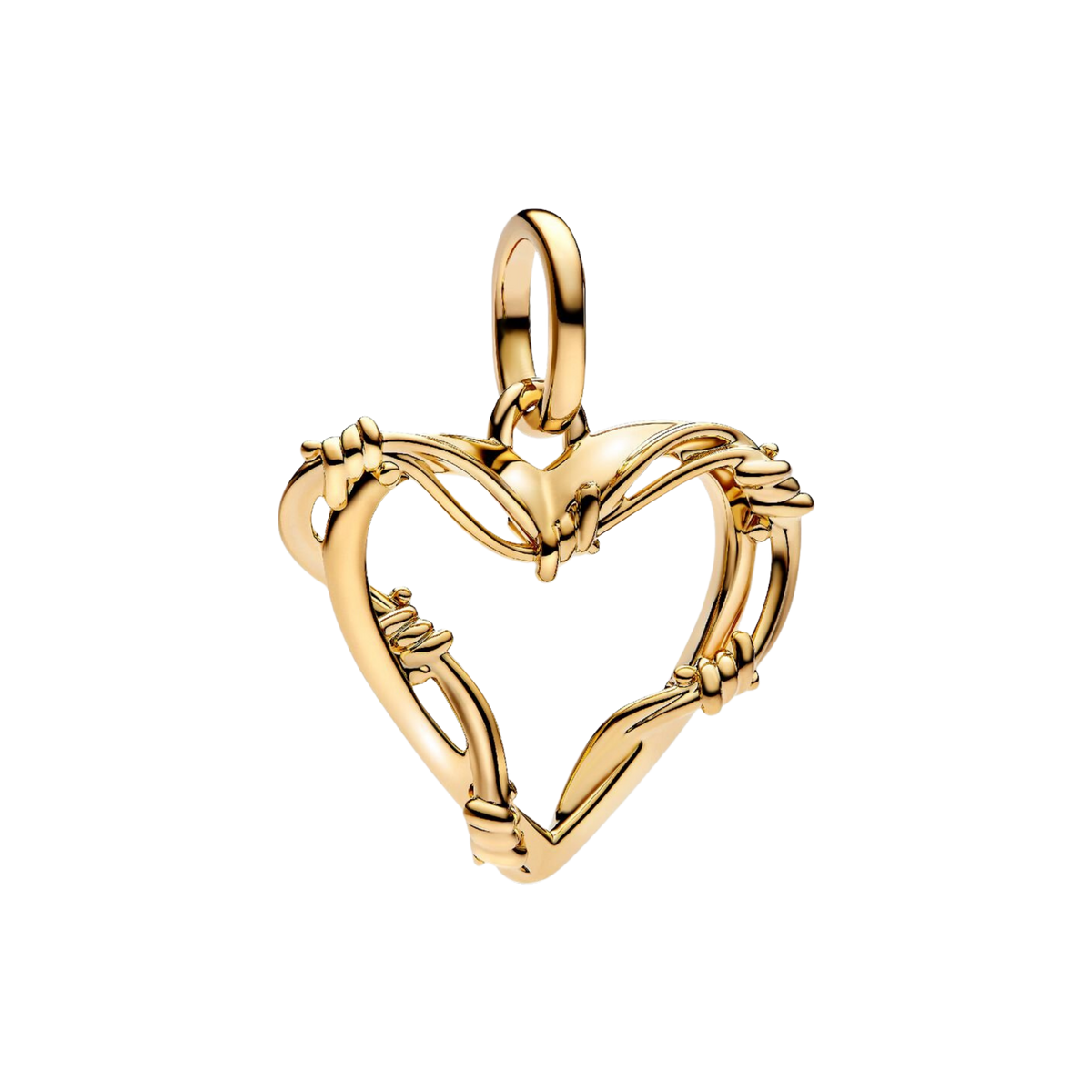 ME Charm Medaillon Herz aus Draht