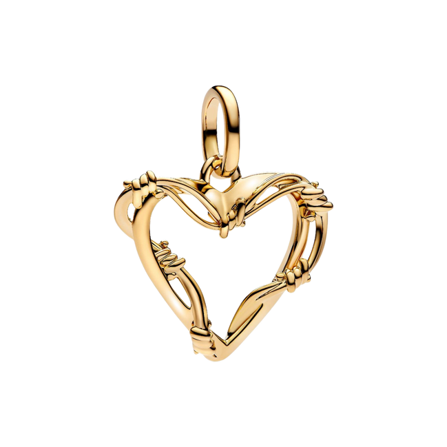 ME Charm Medaillon Herz aus Draht