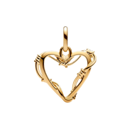 ME Charm Medaillon Herz aus Draht
