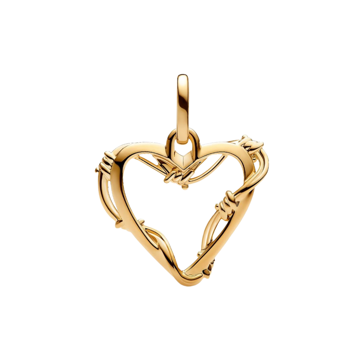 ME Charm Medaillon Herz aus Draht
