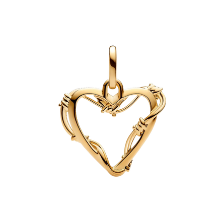 ME Charm Medaillon Herz aus Draht