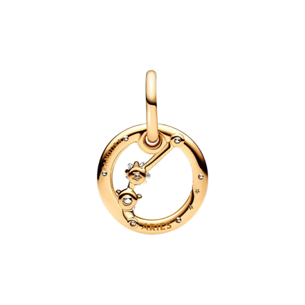 ME Charm Sternzeichen Widder Vergoldet
