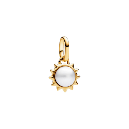 ME Mini-Charm Sonne Süßwasserzuchtperle