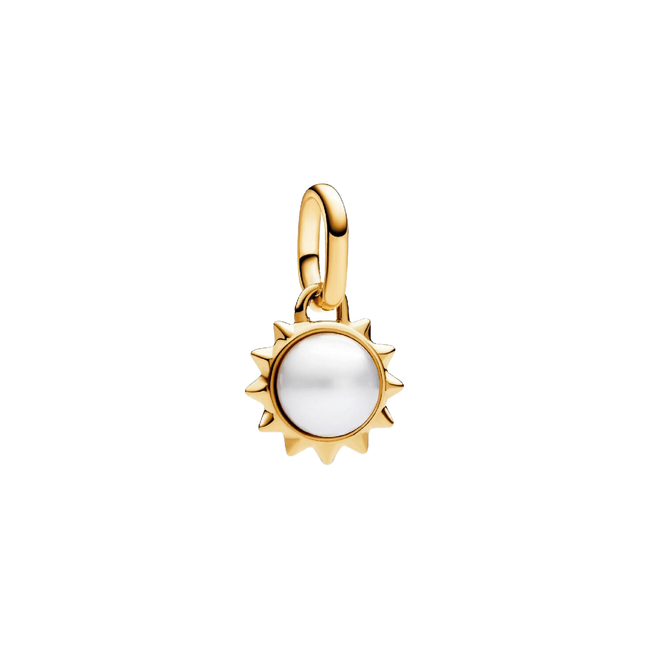 ME Mini-Charm Sonne Süßwasserzuchtperle