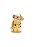 DISNEY Charm Simba vergoldet