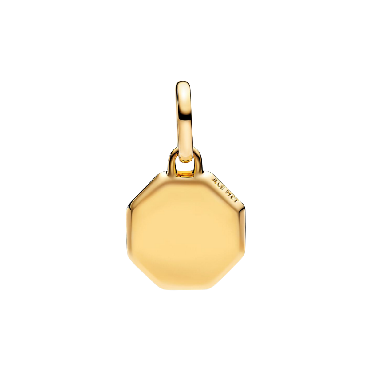 ME Charm Medaillon Vergoldet Gravierbar