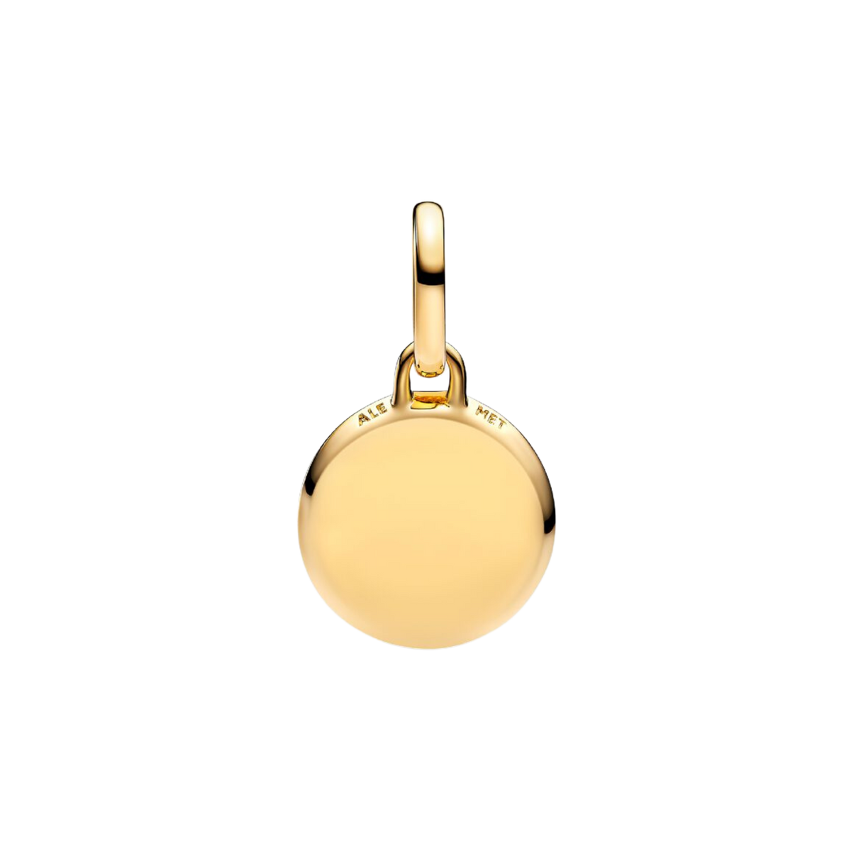 ME Charm Medaillon Vergoldet Gravierbar