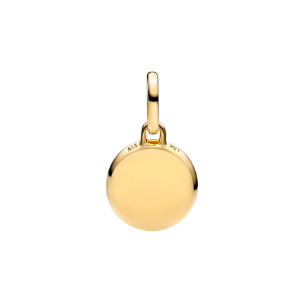 ME Charm Medaillon Vergoldet Gravierbar