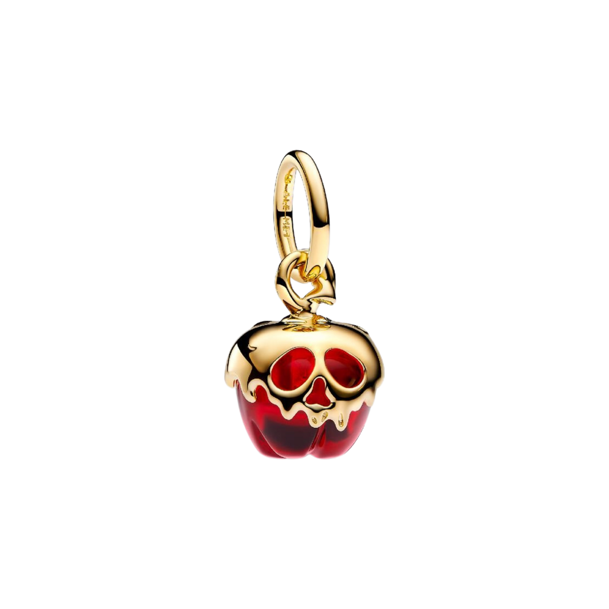 DISNEY X Charm Vergifteter Apfel Vergoldet