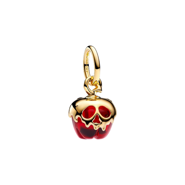 DISNEY X Charm Vergifteter Apfel Vergoldet