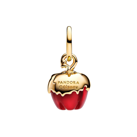 DISNEY X Charm Vergifteter Apfel Vergoldet