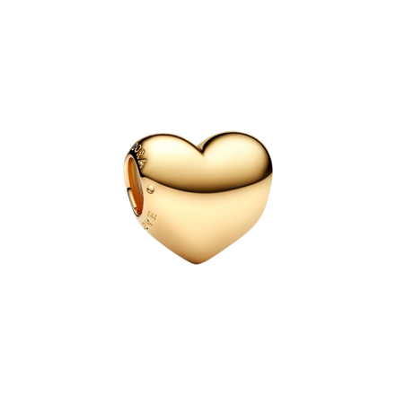 MOMENTS Charm Herz vergoldet Gravierbar